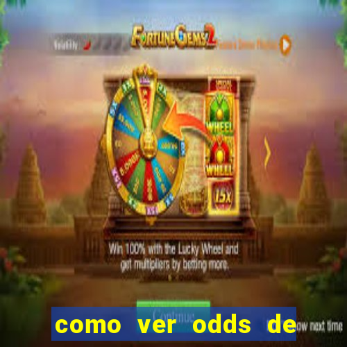 como ver odds de jogos passados